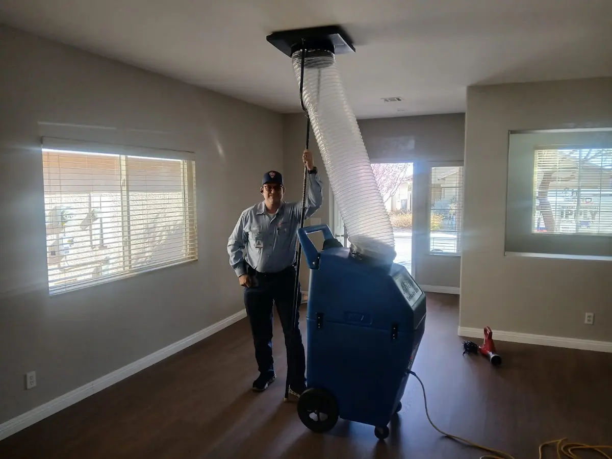 Professional Dryer Vent Cleaning work inside a Hyrum home